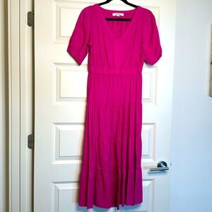 LOFT pink summer dress